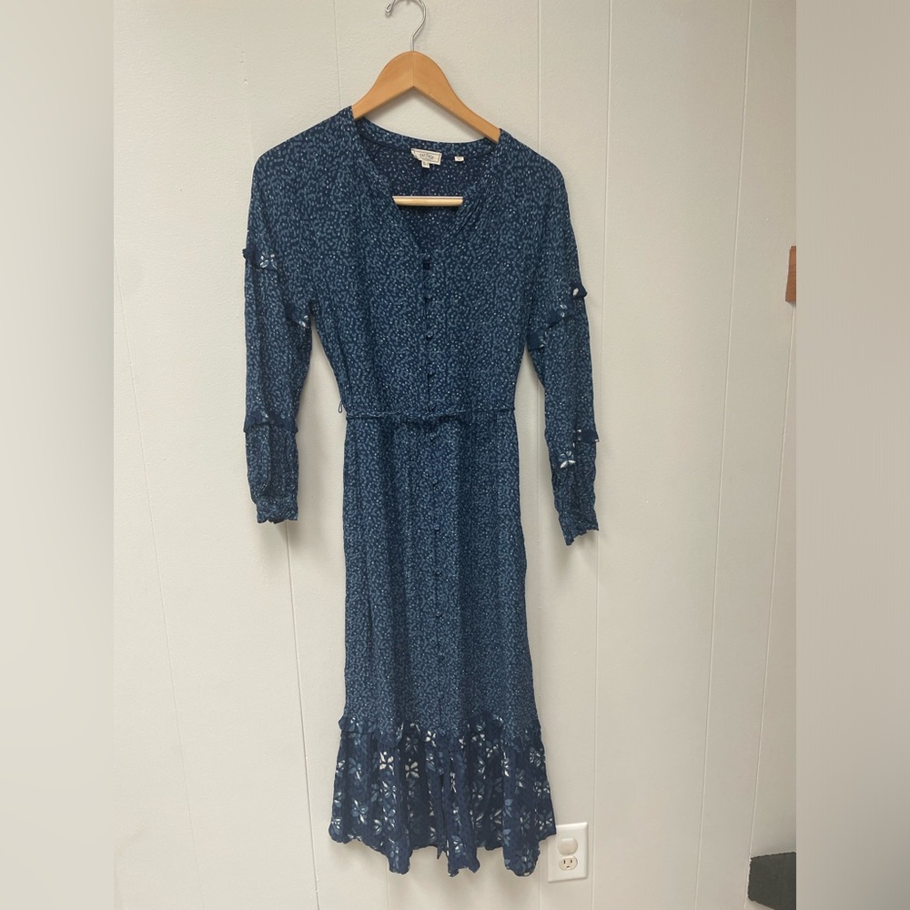 Fat face midi Cora blue dress 6
